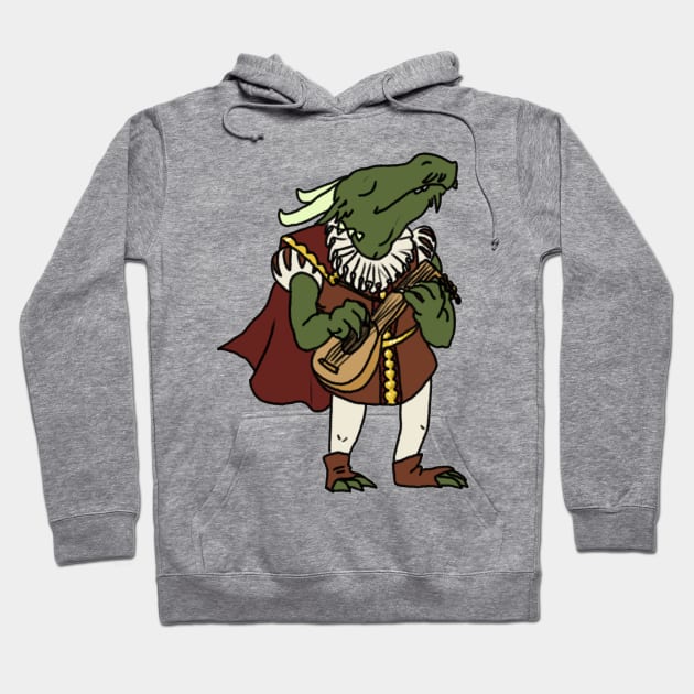 Dragonborn Bard Hoodie by NathanBenich